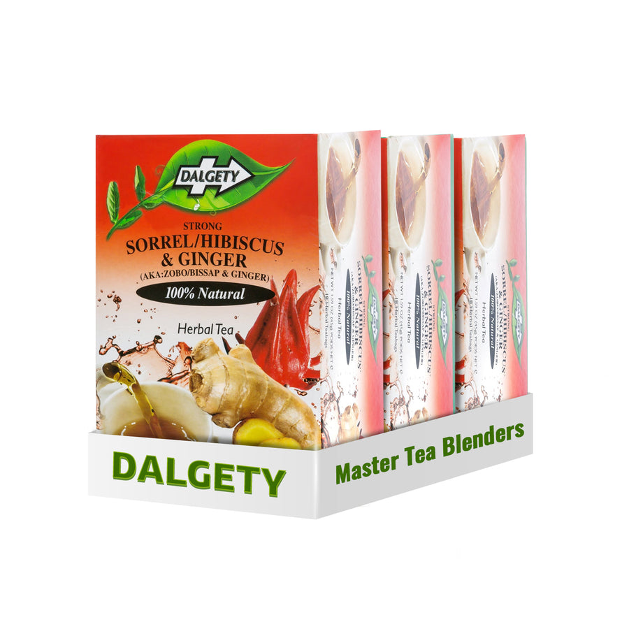 Dalgety Sorrel/Hibiscus & Ginger Herbal Infusion (carton 45g)