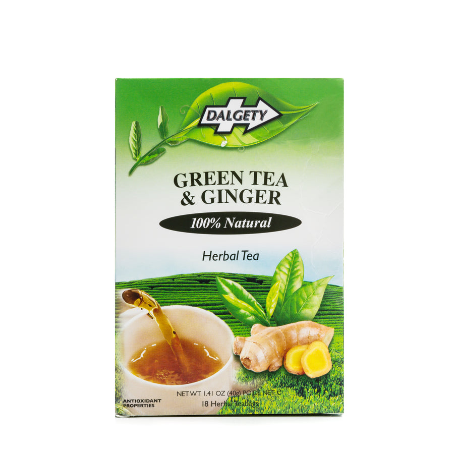 Dalgety Green Tea & Ginger Herbal Infusion (carton 40g)
