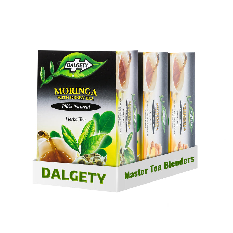 Dalgety Moringa with Green Tea Herbal Infusion (carton 40g)