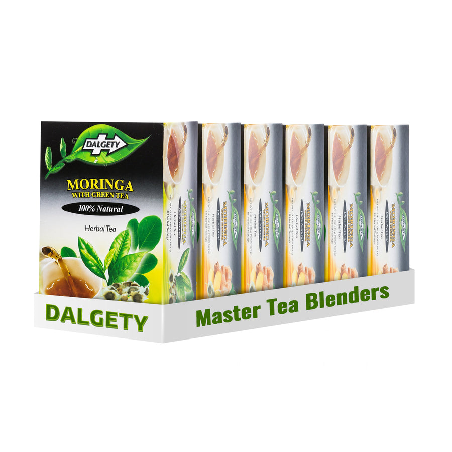 Dalgety Moringa with Green Tea Herbal Infusion (carton 40g)