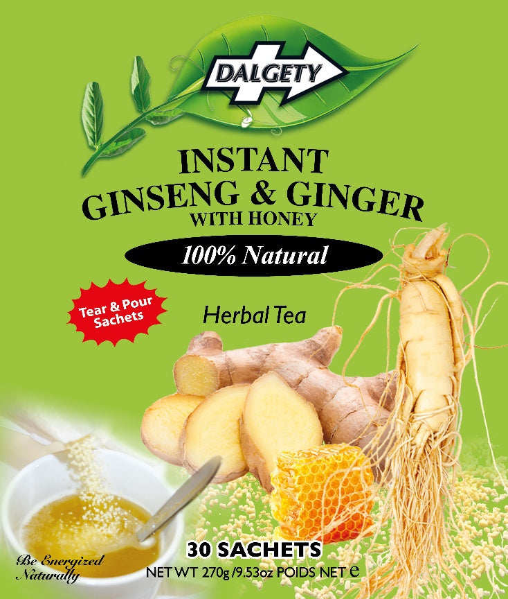Dalgety Instant Ginseng & Ginger Herbal Tea (Pouch 270g)